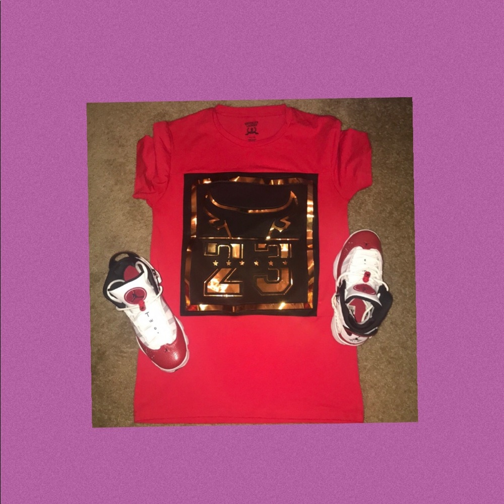 Jordan’s 23 tee shirt
